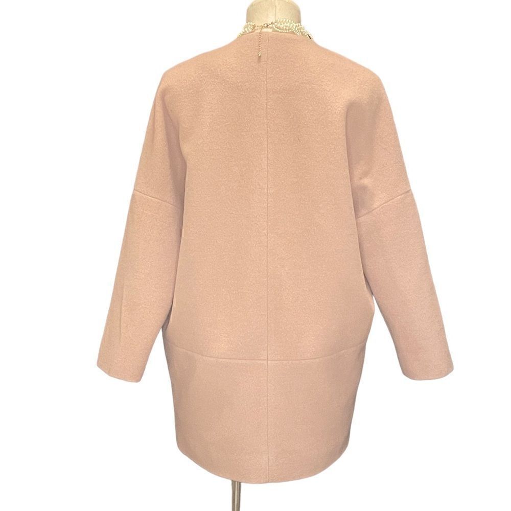 Chic Blush Rose Button-Front Jacket - Picture 3 of 3